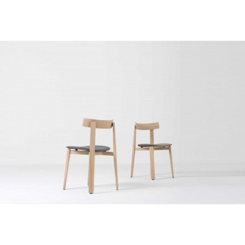 Gazzda Nora Dakar Leather Chair stoel-Grey 1258
