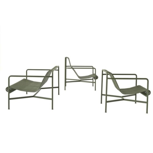 HAY Palissade Lounge Chair Low stoel-Olive