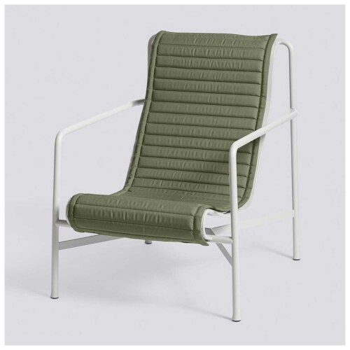HAY Palissade Lounge chair high quilted kussen-Olive