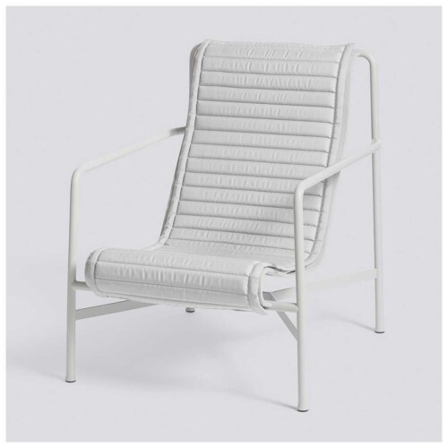 HAY Palissade Lounge chair high quilted kussen-Sky Grey