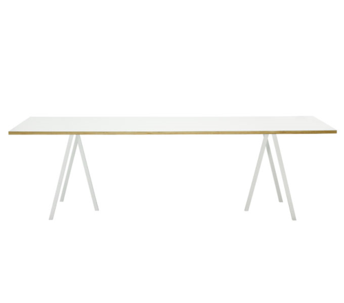 HAY Loop stand tafel-250x92,5 cm-Wit