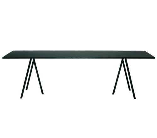 HAY Loop stand tafel-180x87,5 cm-Zwart