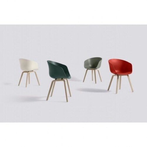HAY About a Chair AAC22 stoel eiken onderstel-Groen