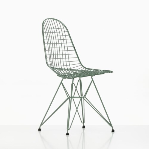 Vitra Eames Wire Chair DKR stoel-Sea Foam Green