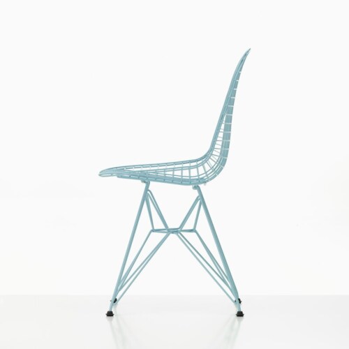 Vitra Eames Wire Chair DKR stoel-Sky Blue