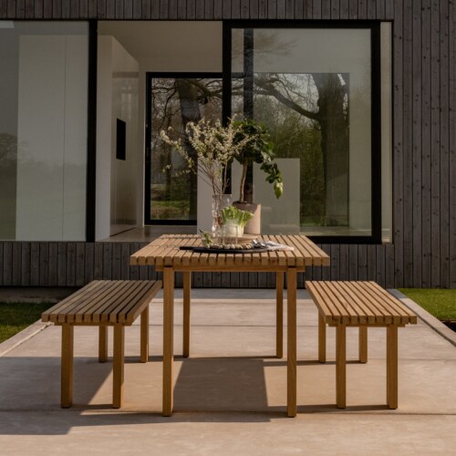 Studio HENK Elements Outdoor tafel Iroko-260x91 cm