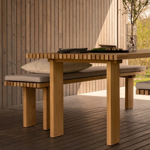 Studio HENK Elements Outdoor tafel Iroko-200x91 cm