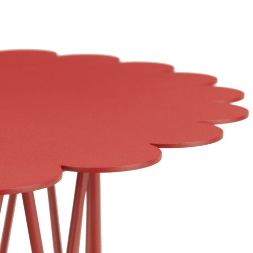 Vitra Flower Table salontafel-∅ 80 cm-Rood