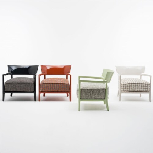 Kartell Cara fauteuil-Ivoor-Solid Color