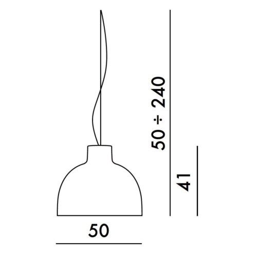 Kartell Bellissima hanglamp-Duifgrijs