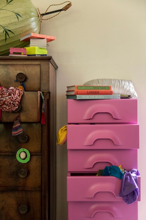 HKliving Chest of 8 drawers-Urban Pink