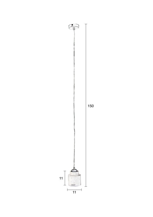 Zuiver Left hanglamp-Grijs
