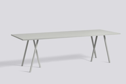 HAY Loop stand tafel-200x92,5 cm-Grijs