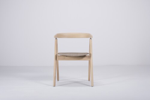 Gazzda Ava Dakar Leather Chair stoel-Stone 1436