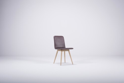 Gazzda Ena Facet felt Chair light stoel-Aubergine