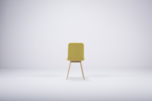 Gazzda Ena Facet felt Chair light stoel-Yellow