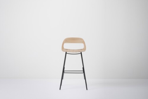 Gazzda Leina Bar Chair barkruk-Mat zwart-83 cm