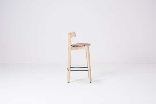 Gazzda Nora Main Line Flax Bar Chair barkruk met rugleuning-99 cm-Barbican 03