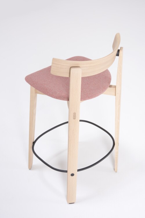 Gazzda Nora Main Line Flax Bar Chair barkruk met rugleuning-89 cm-Barbican 03