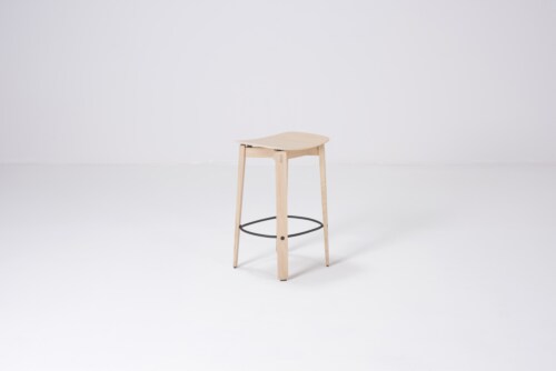 Gazzda Nora Oak Bar Chair barkruk zonder rugleuning-78 cm