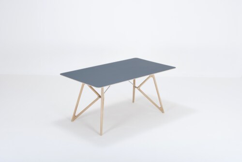 Gazzda Tink Linoleum Table tafel-160x90 cm-Smokey blue