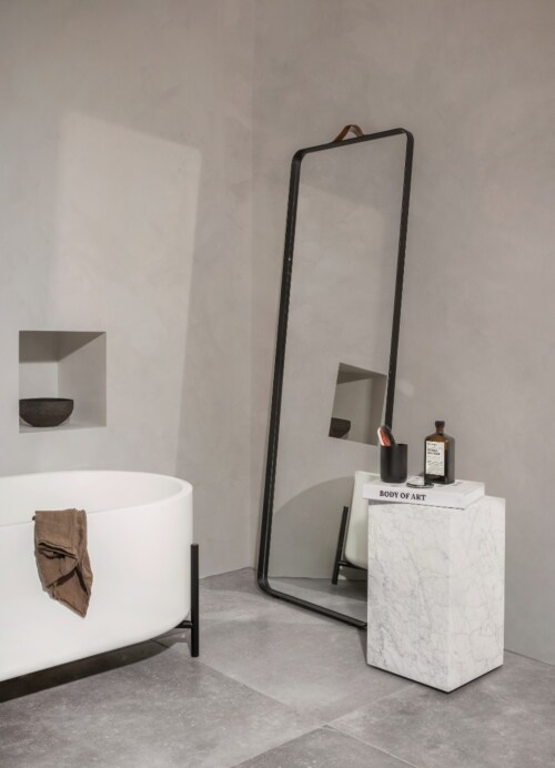 Audo Copenhagen Norm Floor spiegel-Zwart