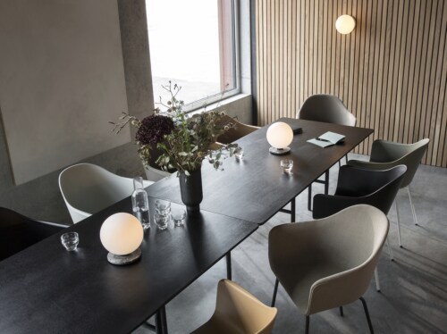 Audo Copenhagen TR Bulb tafel/wandlamp-Grey Marble | Shiny