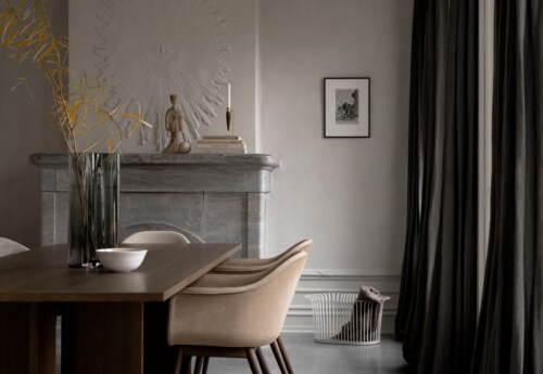 Audo Copenhagen Androgyne Rectangular eettafel-280x110 cm-Donker eiken