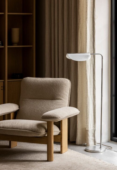 Audo Copenhagen Brasilia Lounge fauteuil-Audo Copenhagen Bouclé 02-Natural Oak