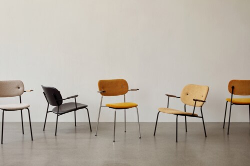 Audo Copenhagen Co gestoffeerde lounge fauteuil - Natural Oak-Moss 0022