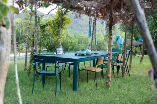 Fermob Luxembourg tuinstoel met armleuning-Acapulco Blue