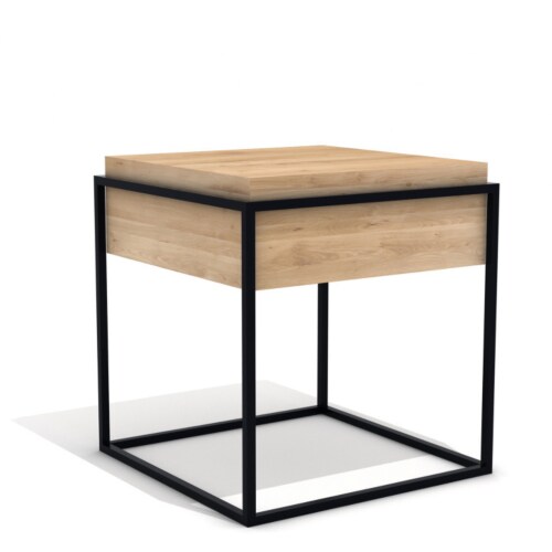 Ethnicraft Monolit Small Side Table -Zwart