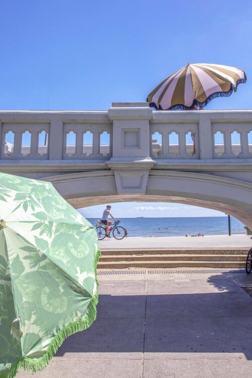 HKliving Beach parasol-Pistache