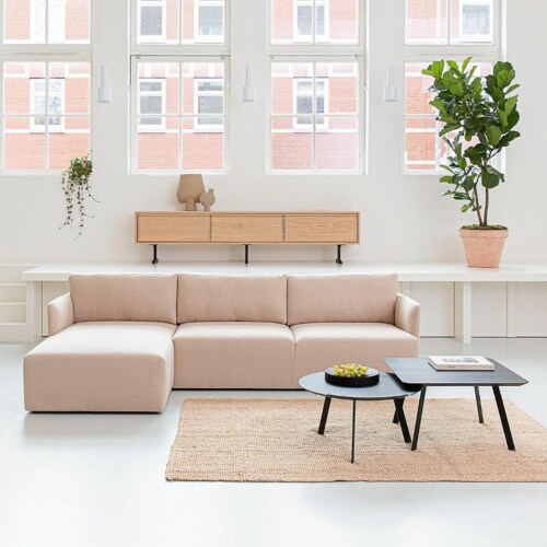 Studio HENK New Co Coffee Table Square 50-Wit-Hardwax oil light