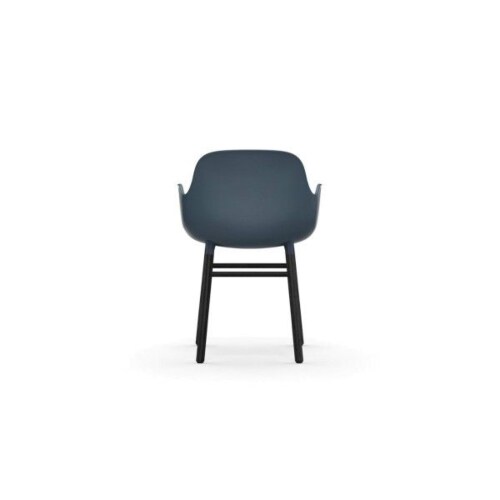 Normann Copenhagen Form Armchair stoel zwart eiken-Wit