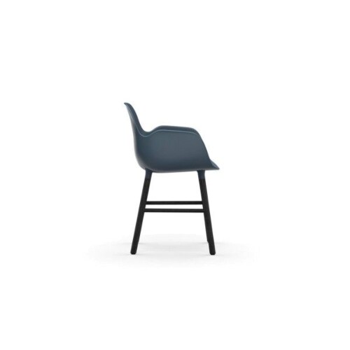 Normann Copenhagen Form Armchair stoel zwart eiken-Grijs