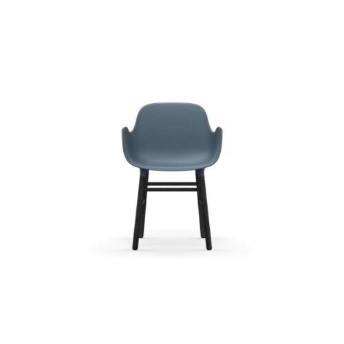 Normann Copenhagen Form Armchair stoel zwart eiken-Rood
