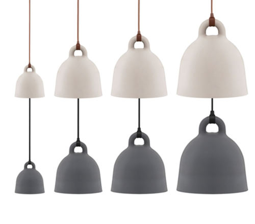 Normann Copenhagen Bell hanglamp-Grijs-Medium