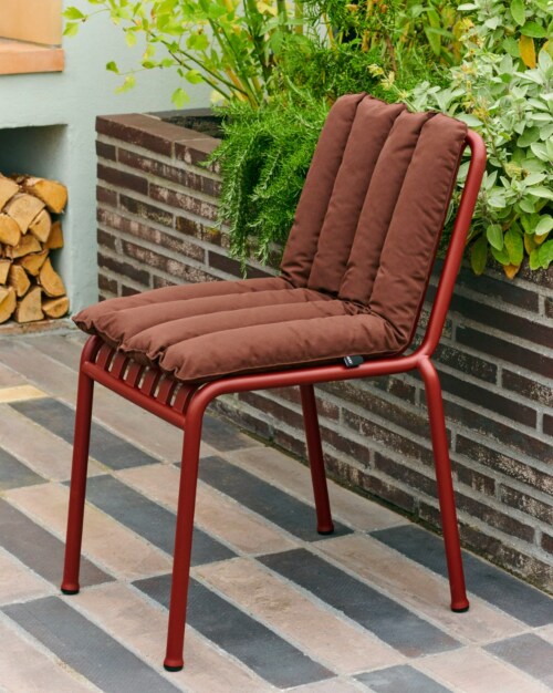 HAY Palissade Soft Quilted tuinstoel/armchair kussen-Olive
