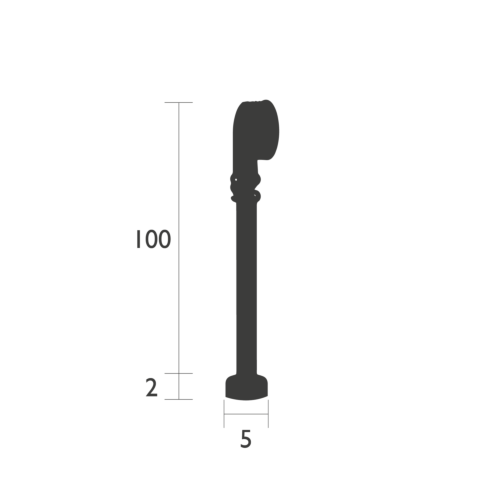 Fermob Aplô Portable hanglamp-Black Cherry