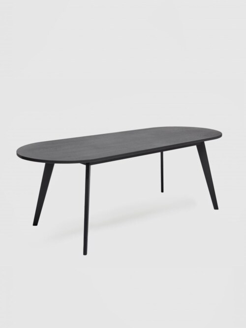 Puik Archi Ronde hoeken tafel-220x90 cm-Zwart