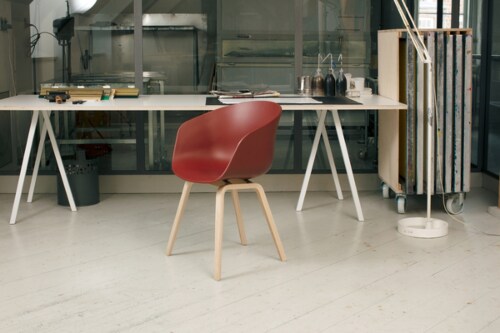 HAY About a Chair AAC22 stoel eiken mat gelakt onderstel-Wit