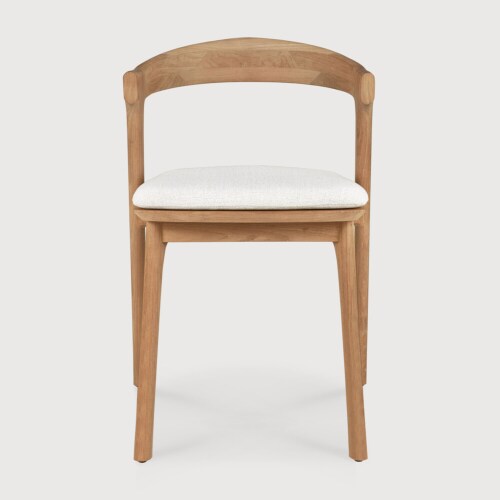 Ethnicraft Bok outdoor stoel met zitkussen-Off White-Teak