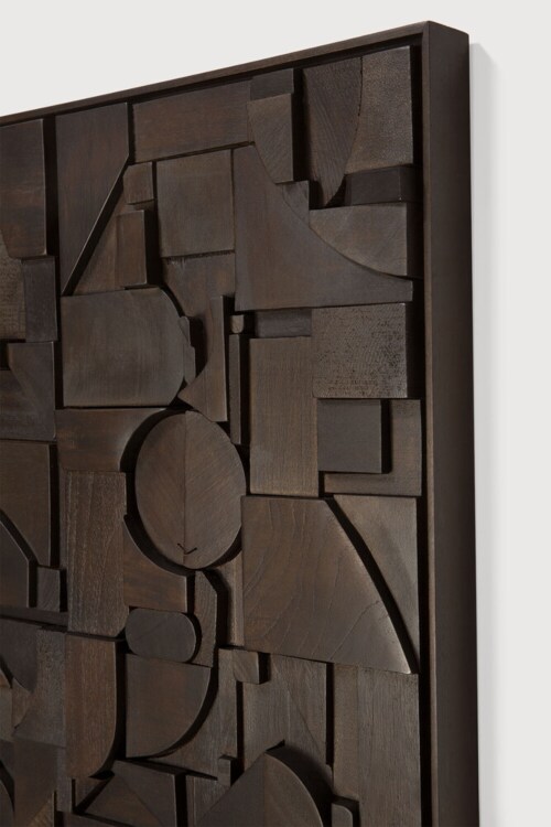 Ethnicraft Bricks muurdecoratie-Dark Brown