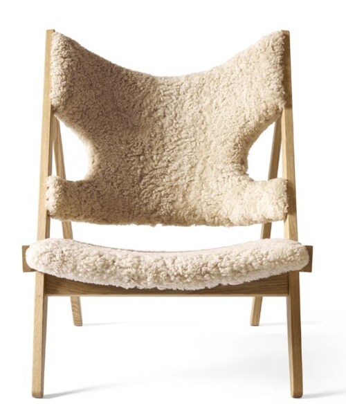 Audo Copenhagen Knitting Lounge fauteuil - Natural Oak-Nature