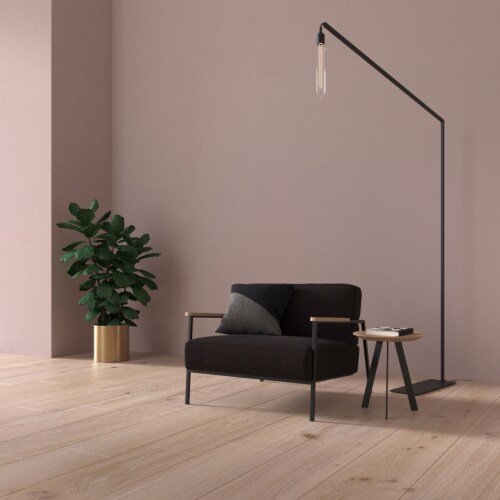 Studio HENK Co fauteuil met zwart frame-Halling 65-126
