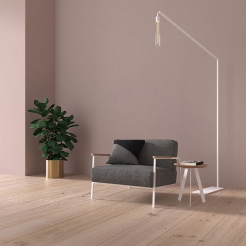 Studio HENK Co fauteuil met wit frame-Halling 65-100