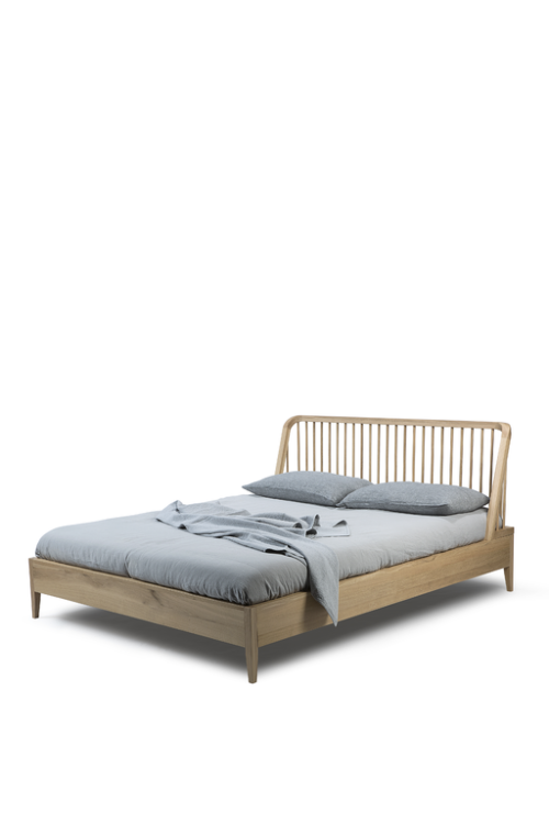 Ethnicraft Spindle eiken bed-170x210 cm