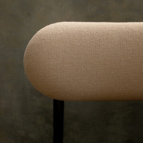 Studio HENK Oblique Chair bekleed wit frame-Cube Light Grey 60