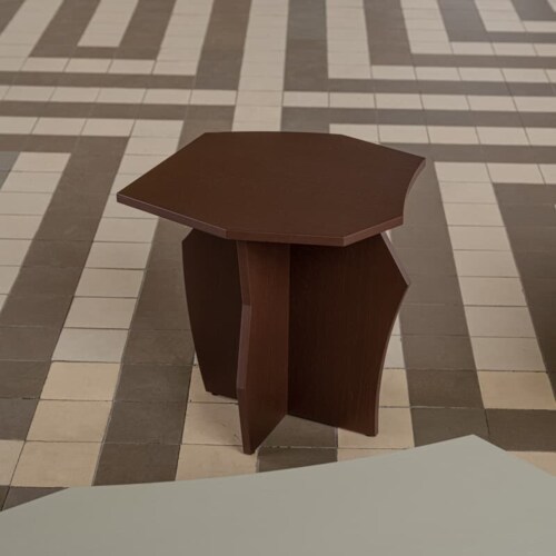 Studio HENK Scissors Coffee Table 70-Chocolade bruin